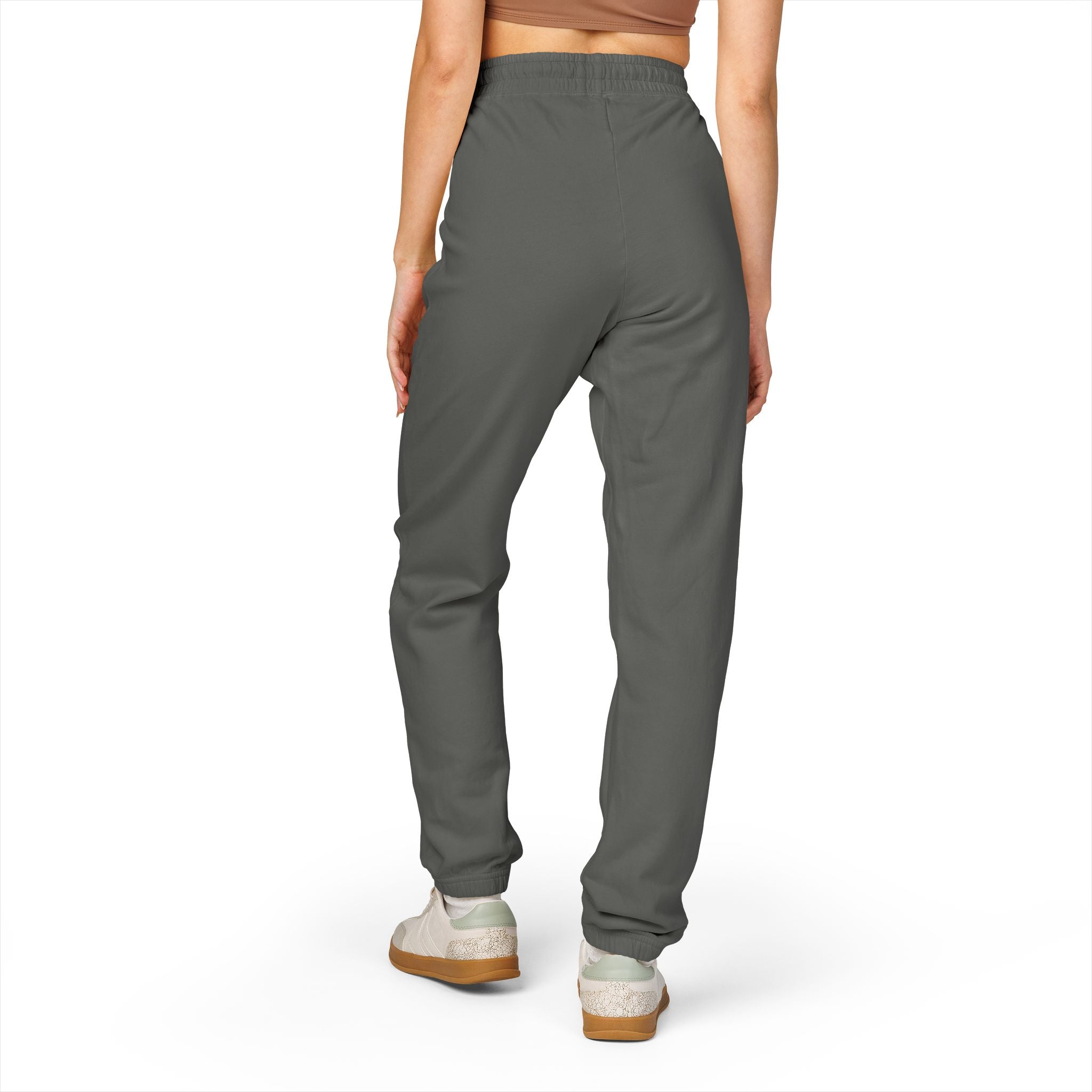 Fleece Sweatpants — Minimal Mountain Logo Joggers