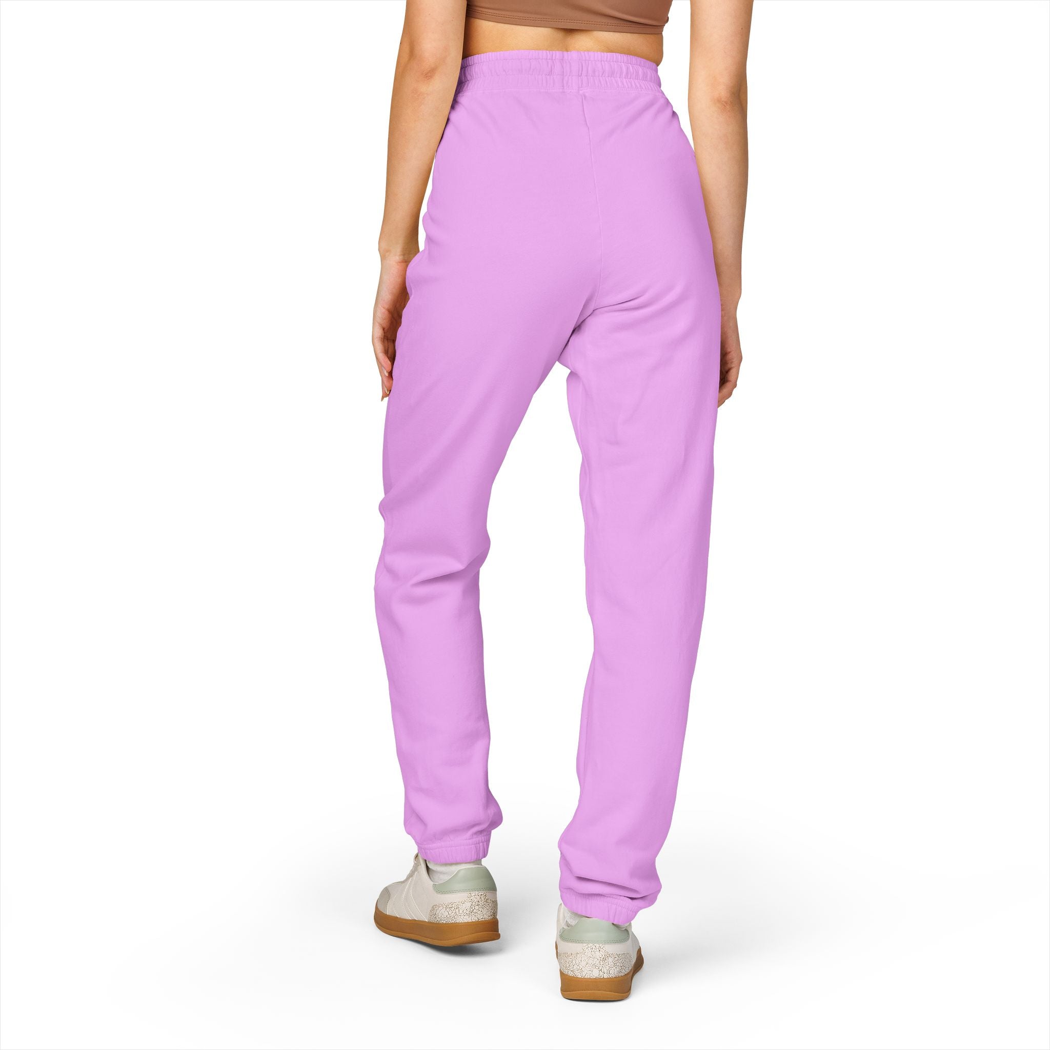 Fleece Sweatpants — Minimal Mountain Logo Joggers