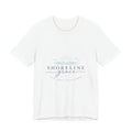 Shoreline Grace Tee — Coastal Sun & Waves Graphic T‑Shirt