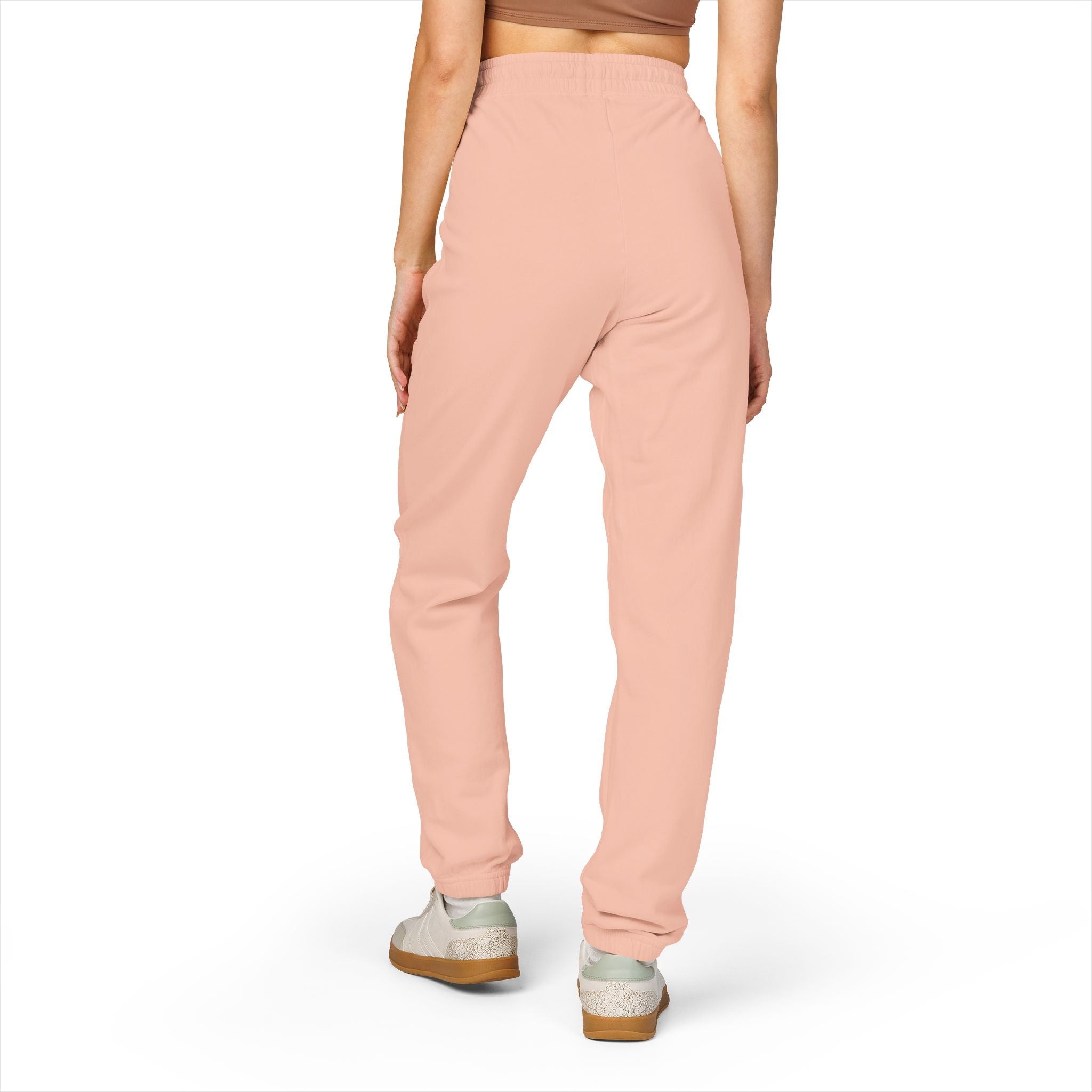 Fleece Sweatpants — Minimal Mountain Logo Joggers