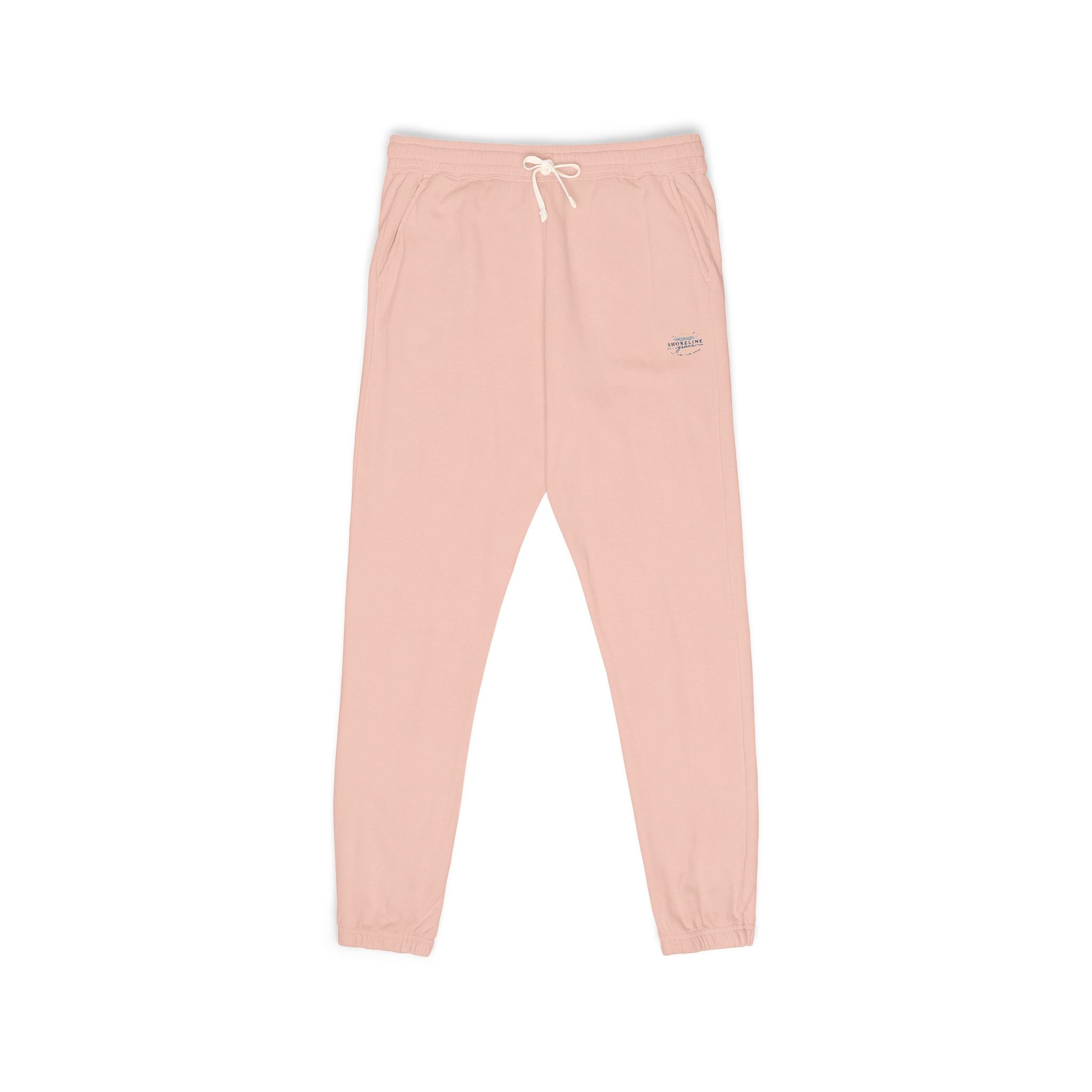 Fleece Sweatpants — Minimal Mountain Logo Joggers