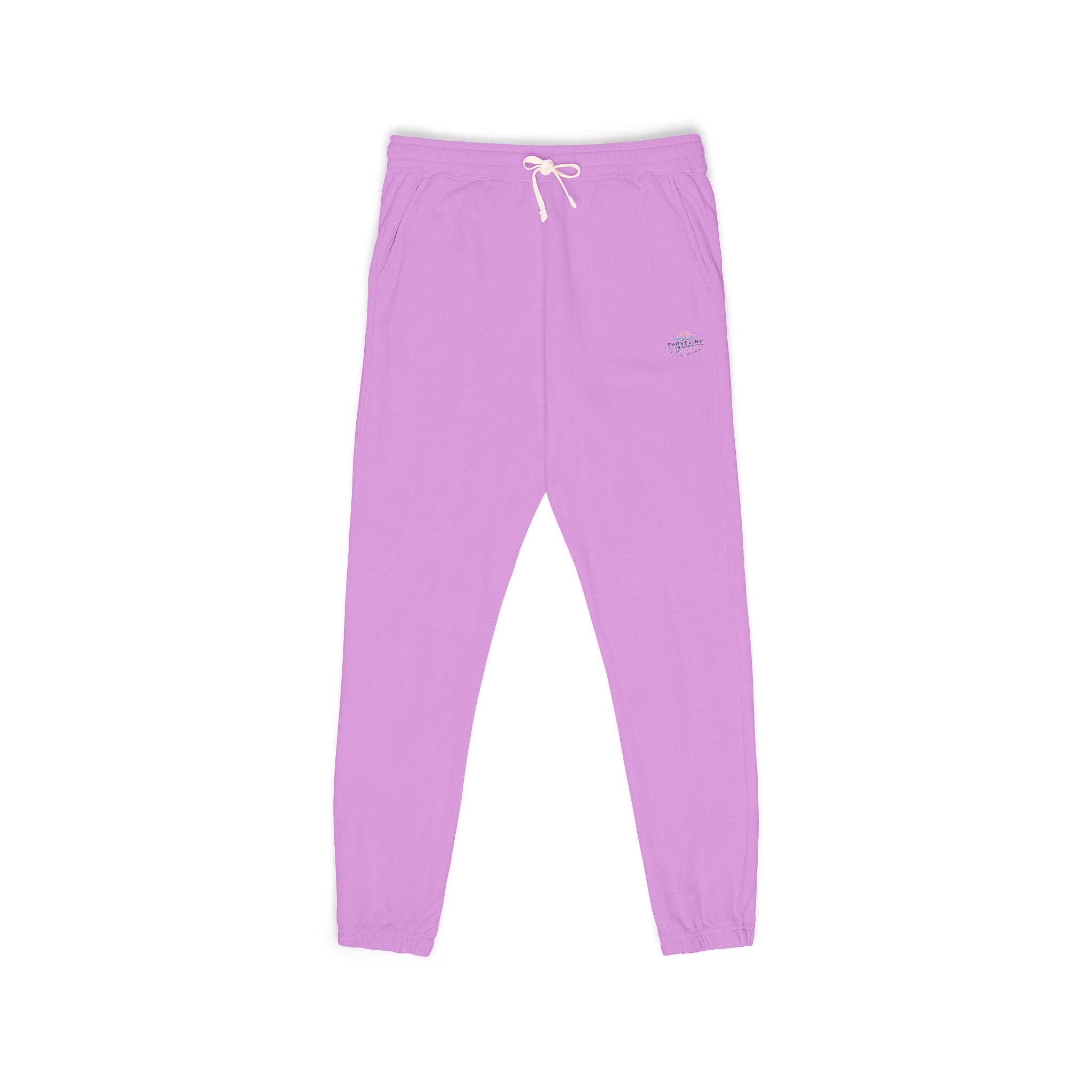 Fleece Sweatpants — Minimal Mountain Logo Joggers