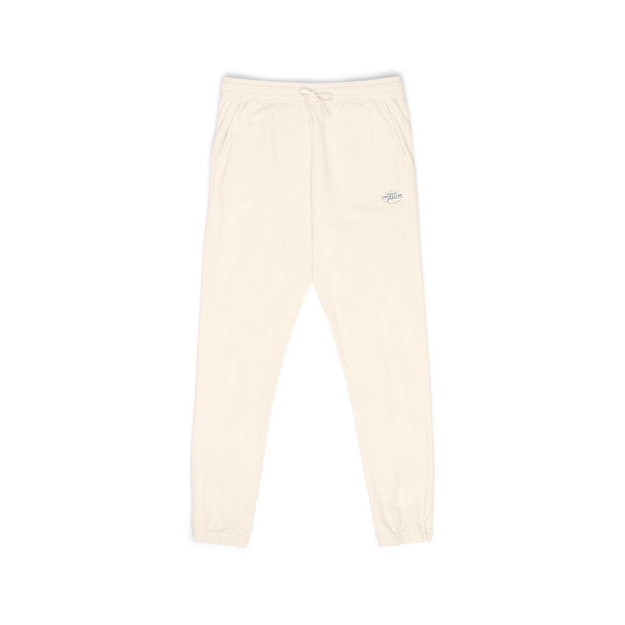 Fleece Sweatpants — Minimal Mountain Logo Joggers