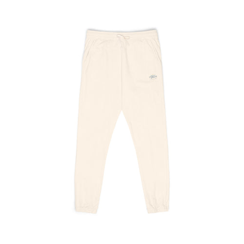 Fleece Sweatpants — Minimal Mountain Logo Joggers