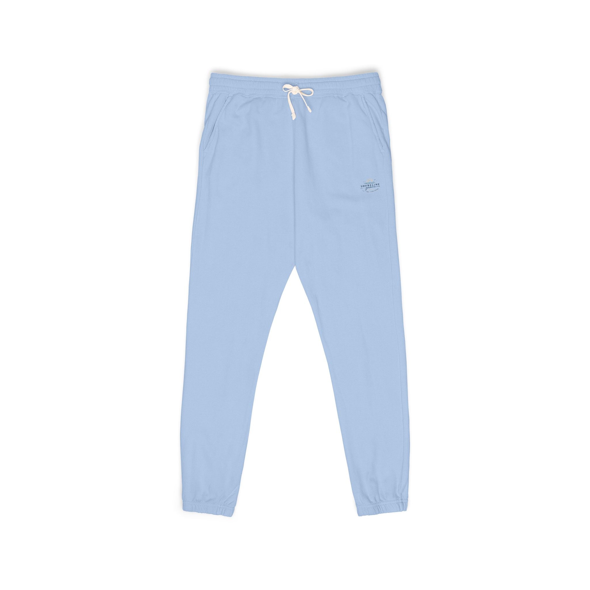 Fleece Sweatpants — Minimal Mountain Logo Joggers