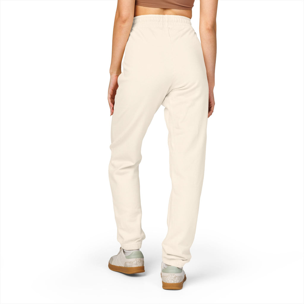 Fleece Sweatpants — Minimal Mountain Logo Joggers